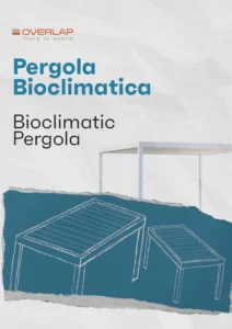 Portada del catálogo de pérgolas bioclimáticas para terrazas y jardines