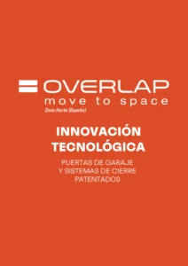 Catálogo de puertas Overlap Trackless sin rieles ni mecanismos visibles